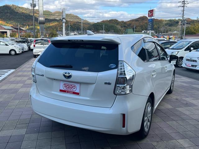 プリウスアルファ Ｓ　ナビ　地デジ　Ｂｌｕｅｔｏｏｈ　バックモニター　スマートキー　プッシュスタート　ＥＴＣ　フォグランプ　格納ミラー　純正アルミ　オートエアコン　衝突安全ボディー　盗難防止システム　Ｗエアバック　禁煙車（6枚目）