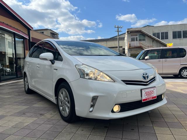 プリウスアルファ Ｓ　ナビ　地デジ　Ｂｌｕｅｔｏｏｈ　バックモニター　スマートキー　プッシュスタート　ＥＴＣ　フォグランプ　格納ミラー　純正アルミ　オートエアコン　衝突安全ボディー　盗難防止システム　Ｗエアバック　禁煙車（43枚目）