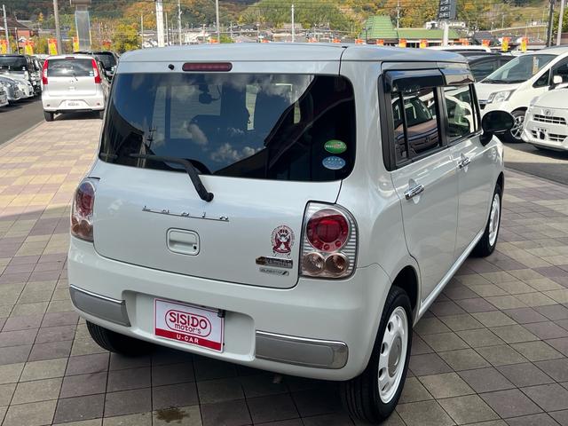 アルトラパンショコラ Ｘ　社外ナビ　地デジ　Ｂｌｕｅｔｏｏｈ　バックモニター　スマートキー　プッシュスタート　専用シート　ディスチャージライト　アイドリングストップ　ＥＴＣ　格納ミラー　純正アルミ　Ｗエアバック　ＡＢＳ　禁煙車（6枚目）