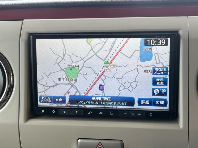 アルトラパンショコラ Ｘ　社外ナビ　地デジ　Ｂｌｕｅｔｏｏｈ　バックモニター　スマートキー　プッシュスタート　専用シート　ディスチャージライト　アイドリングストップ　ＥＴＣ　格納ミラー　純正アルミ　Ｗエアバック　ＡＢＳ　禁煙車（9枚目）