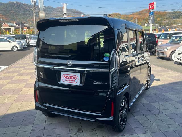 N-BOXカスタム G・Lターボホンダセンシング 軽減ブレーキ ナビ 地デジ Bluetooh バックモニター 両側パワースライドドア ETC アダプティブクルーズコントロール レーンキープアシスト 純正アルミ パドルシフトマチック ABS 禁煙車(6枚目)