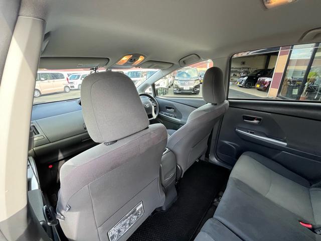 プリウスアルファ S 純正ナビ 地デジ バックモニター スマートキー プッシュスタート LEDライト フォグランプ オートエアコン ETC 格納ミラー 純正アルミ 衝突安全ボディー 盗難防止システム Wエアバック 禁煙車(37枚目)