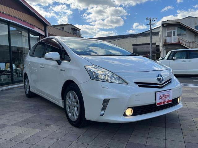 プリウスアルファ S 純正ナビ 地デジ バックモニター スマートキー プッシュスタート LEDライト フォグランプ オートエアコン ETC 格納ミラー 純正アルミ 衝突安全ボディー 盗難防止システム Wエアバック 禁煙車(44枚目)