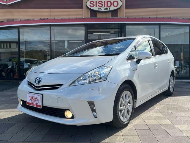 プリウスアルファ S 純正ナビ 地デジ バックモニター スマートキー プッシュスタート LEDライト フォグランプ オートエアコン ETC 格納ミラー 純正アルミ 衝突安全ボディー 盗難防止システム Wエアバック 禁煙車(45枚目)