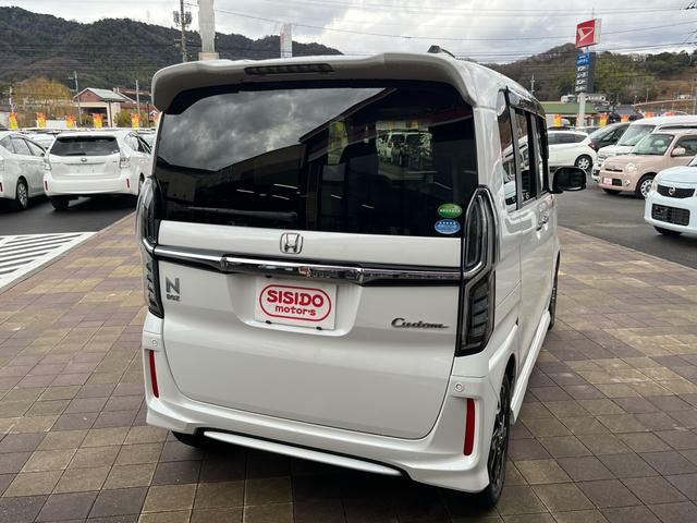 Ｎ－ＢＯＸカスタム Ｇ・Ｌターボホンダセンシング　軽減ブレーキ　ナビ　地デジ　Ｂｌｕｅｔｏｏｈ　バックモニター　両側パワースライドドア　シートヒーター　ＥＴＣ　ＬＥＤライト　フォグランプ　アダプティブクルーズコントロール　ハーフレザーシート　禁煙車（6枚目）