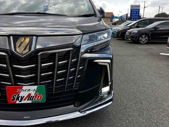 アルファード 2.5S タイプゴールド 7人乗り モデリスタエアロ 衝突被害軽減システム レーンアシスト 両側電動スライドドア ETC2.0 ナビ バックカメラ フルセグTV Bluetooth コーナーセンサー LEDヘッドライト AW(40枚目)