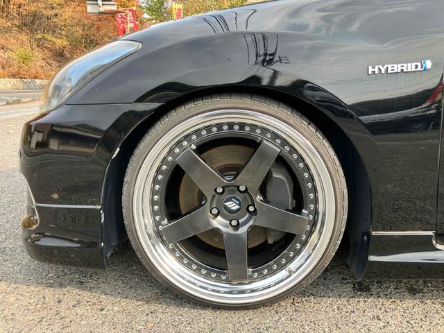 クラウンハイブリッド Ｇパッケージ　ワーク２０インチ特注アルミホイール　車高調　サンルーフ　黒革　ＴＶナビキ　シートヒーター　シートエアコン　ＥＴＣ　バックカメラ　クリアランスソナー　オートクルーズコントロール　パワーシート（24枚目）