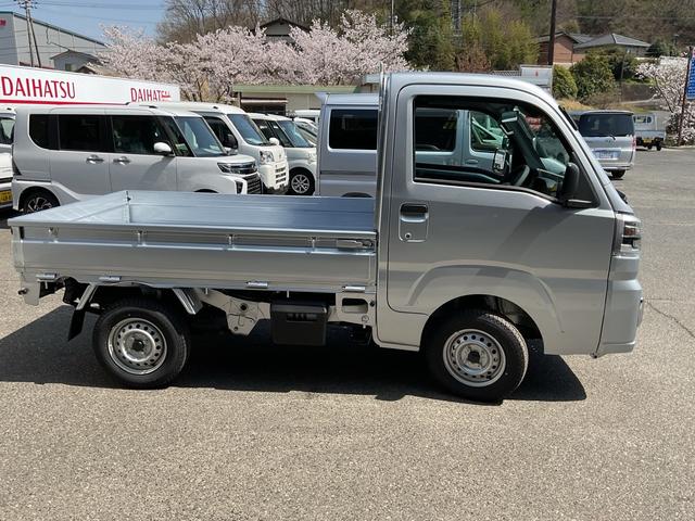 ハイゼットトラック スタンダードＳＡＩＩＩｔ　ＬＥＤパック　届出済未使用車　２ＷＤ　５ＭＴ　衝突被害軽減ブレーキ　オーディオレス　エアコン　パワステ　アイドリングストップ（8枚目）