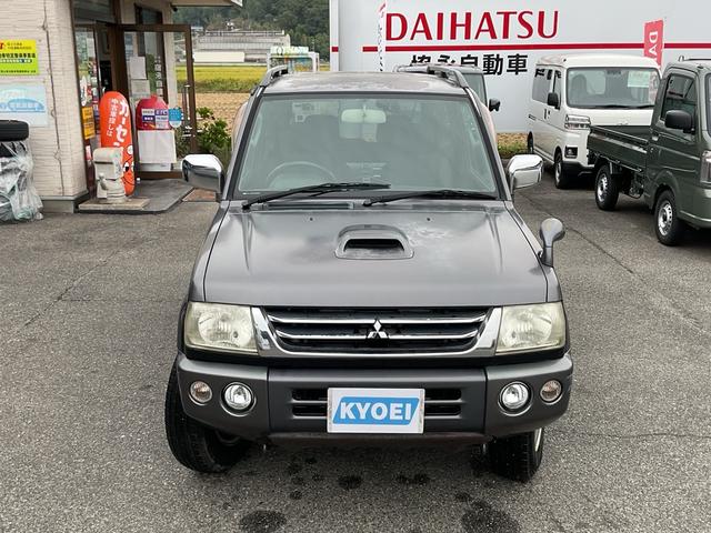 パジェロミニ リミテッドエディションＶＲ　４速ＡＴ　ターボ　切替式４ＷＤ　キーレスエントリー　背面タイヤ　エアコン　パワーステアリング　パワーウィンドウ　ＡＢＳ　衝突安全ボディ　純正アルミ　Ｗエアバッグ（3枚目）