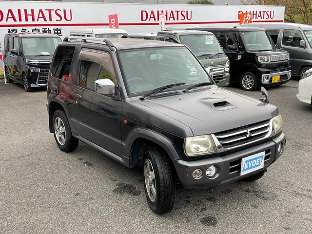 パジェロミニ リミテッドエディションＶＲ　４速ＡＴ　ターボ　切替式４ＷＤ　キーレスエントリー　背面タイヤ　エアコン　パワーステアリング　パワーウィンドウ　ＡＢＳ　衝突安全ボディ　純正アルミ　Ｗエアバッグ（7枚目）
