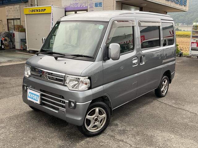 ミニキャブバン ブラボー　ターボ　４ＷＤ　４速ＡＴ　ハイルーフ　社外ナビ　ＴＶ　ＥＴＣ　エアコン　パワーステアリング　パワーウィンドウ　ＡＢＳ　フォグランプ　キーレスエントリー　Ｗエアバッグ（2枚目）