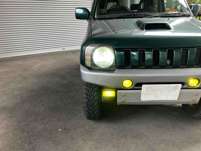 ジムニー ランドベンチャー　４ＷＤ　ターボ　５ＭＴ　リフトアップ　アピオマフラー　ワンオフヒッチメンバー　ドラレコ　ＥＴＣ　ナビ　バックカメラ　フルセグＴＶ　Ｂｌｕｅｔｏｏｔｈ　ＣＤ　ＤＶＤ　ＬＥＤヘッドライト　アルミホイール（33枚目）