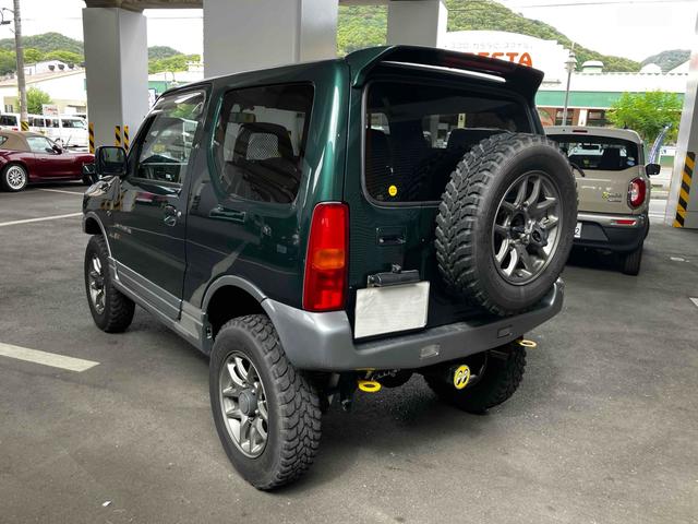 ジムニー ランドベンチャー　４ＷＤ　ターボ　５ＭＴ　リフトアップ　アピオマフラー　ワンオフヒッチメンバー　ドラレコ　ＥＴＣ　ナビ　バックカメラ　フルセグＴＶ　Ｂｌｕｅｔｏｏｔｈ　ＣＤ　ＤＶＤ　ＬＥＤヘッドライト　アルミホイール（44枚目）