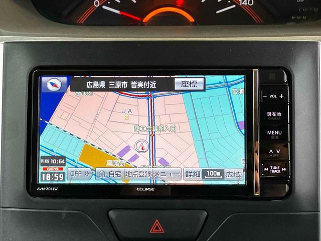 タント Ｌ　前後ドライブレコーダー　ＥＴＣ　ナビ　バックカメラ　フルセグＴＶ　Ｂｌｕｅｔｏｏｔｈ　ＣＤ　ＤＶＤ　キーレスエントリー　電動格納ミラー　ＡＷ１５インチ　両側スライドドア　点検記録簿　ＡＢＳ（8枚目）