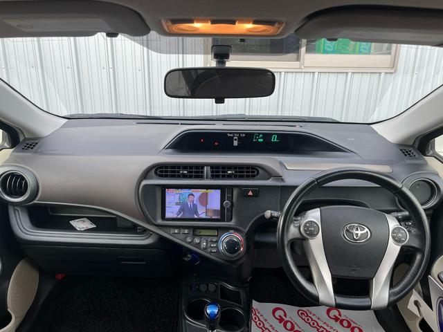 アクア Ｇ　スマートキー　バックカメラ　ナビ　アイドリンクストップ　ＣＤ　ＤＶＤ　ＥＴＣ　ワンセグ　Ｂｌｕｅｔｏｏｔｈ（31枚目）