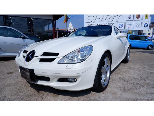 ＳＬＫ ＳＬＫ３５０　ＳＬＫ３５０　女性ワンオーナ　ホイール＆タイヤ新品　ディーラー車　右ハンドル　黒本革　ナビ　ハーマンカードンサラウンド　電動オープン　クルコン　ネックヒーター　ディスクブレーキ強化　ＳＰ認定評価車両（2枚目）