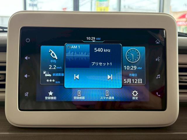 アルトラパン X 届出済未使用車 アップルカープレイ ディスプレイオーディオ バックカメラ セーフティーサポート シートヒーター LEDヘッドライト オートマチックハイビーム 盗難防止システム Bluetooth接続(3枚目)