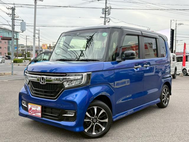 N-BOXカスタム G・EXホンダセンシング 片側電動スライドドア ETC アダプティブクルーズコントロール オートマチックハイビーム ホンダセンシング 路外逸脱抑制機能 チップアップシート レーンアシスト LEDヘッドランプ スマートキー(8枚目)