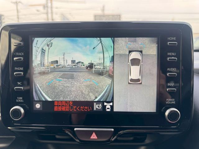 ヤリス ハイブリッドZ AppleCarplay、ETC、全周囲カメラ、クリアランスソナー、オートマチックハイビーム、シートヒーター、LEDヘッドランプ、フルセグ、Bluetooth接続、バックカメラ、フロントカメラ(6枚目)