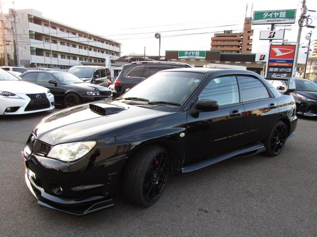 インプレッサ ＷＲＸ　ＷＲＸ（５名）　新品スパルコ１８インチ　新品タイヤ４本　ＳＴｉマフラー　カーボン調エアロスポイラーＦ／Ｓ／Ｒ　大型リヤスポイラー　社外イモビライザーセキュリティ（6枚目）