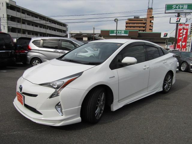 プリウス S パチリスタエアロF/S/R 17インチ 新品タイヤ4本装着 新品社外フォグ Bluetooth ナビTV Bカメラ ETC(6枚目)