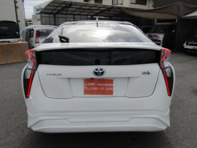プリウス S パチリスタエアロF/S/R 17インチ 新品タイヤ4本装着 新品社外フォグ Bluetooth ナビTV Bカメラ ETC(8枚目)