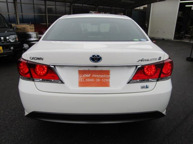 クラウンハイブリッド アスリートＳ　新品コンビハンドル　内装ブラック　パワーシート　Ｂｌｕｅｔｏｏｔｈ　Ｂカメラ　ＥＴＣ　イエローフォグに交換　ドアカーテシＬＥＤ（9枚目）