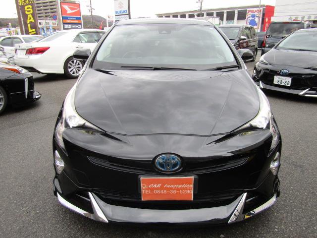 プリウス Ｓ　新品１８インチ　新品タイヤ装着　新品モデリスタ風エアロパチリスタ　コンビハンドル　社外ブラックシフト　ナビＴＶ　Ｂｌｕｅｔｏｏｔｈ　Ｂカメラ　ＥＴＣ（2枚目）