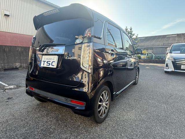Ｎ－ＷＧＮカスタム Ｇ・ターボパッケージ　ターボ車・ナビＴＶ・ＤＶＤビデオ・Ｂカメラ・ＥＴＣ・ＨＩＤ・フォグ・オートライト・スマートキー・オートエアコン・ハーフレザー・衝突軽減ブレーキ・前後ドラレコ付き（7枚目）