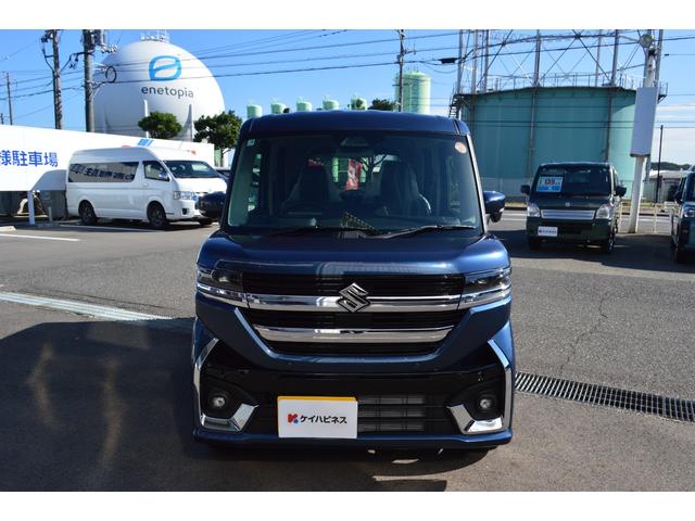 スペーシアカスタム ハイブリッドＸＳ　４ＷＤ　届出済未使用車　両側電動スライドドア　スマートキー　保証１か月又３０００ｋｍ（3枚目）