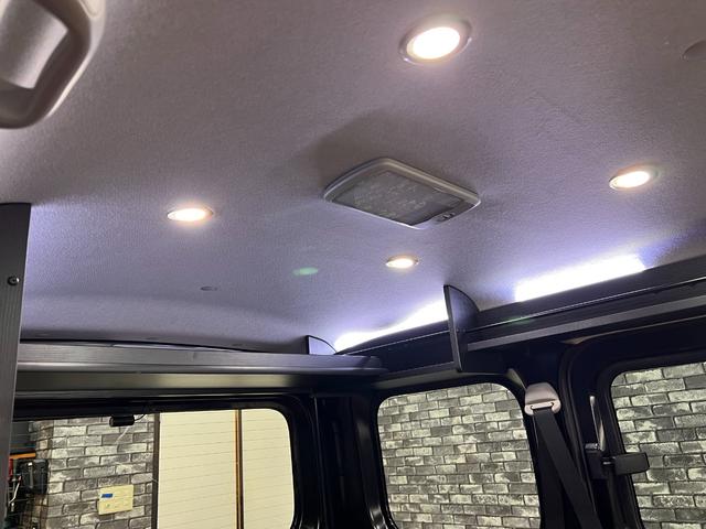 アトレー ＲＳ　軽キャン　車中泊仕様　ベッドキット　１２Ｖクーラー　４０９６Ｗｈサブバッテリー　インバーター　走行充電　天井遮熱＆断熱　ＬＥＤ照明　前後ドラレコ　外部電源　脱着式テーブル　オレンジアベニューデモカー（45枚目）