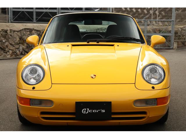 ９１１カレラ　カブリオレ　正規ディーラー車　スピードイエロー　整備記録簿付き　後期モデル　ヴァリオラムエンジン　幌張替え済み　純正アルミホイール　ブラックレザーシート(8枚目)