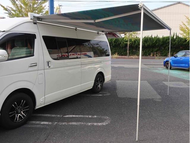 ハイエースバン SロングDX ワイド スーパーロング ハイルーフ キャンピングカー ETC バックカメラ ナビ ソーラー FFヒーター ツインサブバッテリー 外部100V 冷蔵庫 走行充電 電子レンジ(8枚目)