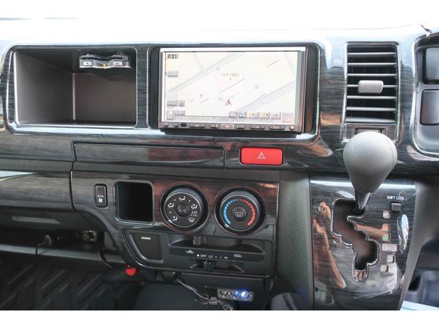 ハイエースバン SロングDX ワイド スーパーロング ハイルーフ キャンピングカー ETC バックカメラ ナビ ソーラー FFヒーター ツインサブバッテリー 外部100V 冷蔵庫 走行充電 電子レンジ(21枚目)