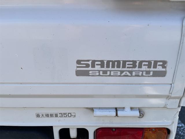サンバートラック ＴＢ　４ＷＤ　軽トラック　３ＡＴ　アルミホイール　エアコン　パワステ　運転席エアバッグ（37枚目）