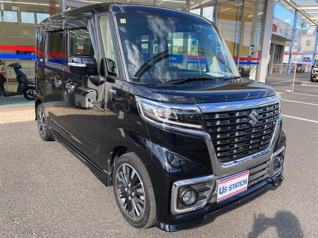 スペーシアカスタム ハイブリッドＸＳターボ　４ＷＤ　ドライブレコーダー　デュアルセンサーブレーキシステム　両席シートヒーター　８インチ純正ナビ　全方位モニター　キーレスプッシュスタート　パワースライドドア　パドルシフト　ＯＫ保証（27枚目）