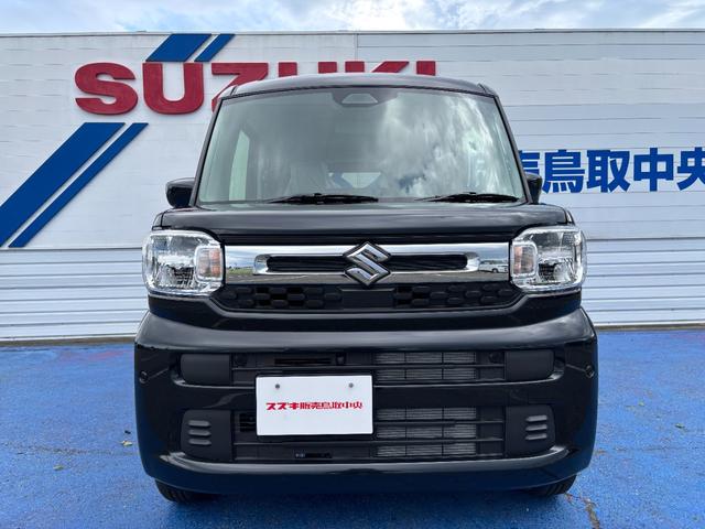 スペーシア ハイブリッドＸ　登録済届出済未使用車・セーフティーサポート・４ＷＤ・９インチフルセグナビ・全方位カメラ・ＬＥＤヘッドライト・サーキュレーター・両側電動スライド・シートヒーター・オットマン・クリアランスソナー・（3枚目）