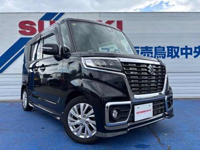 スペーシアカスタム ハイブリッドGS ワンオーナー・禁煙車・セーフティーサポート・LEDヘッドライト・LEDフォグ・電動スライドドア・純正アルミホイール・オートエアコン・オートハイビーム・クリアランスソナー・シートヒーターマット・バイザー(2枚目)