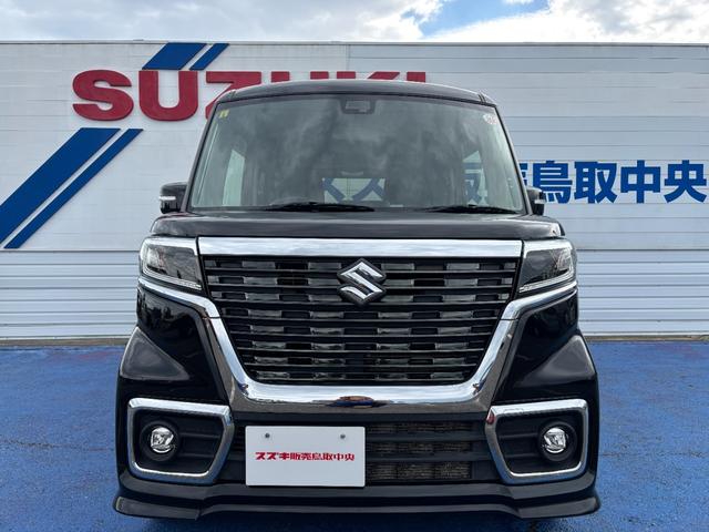 スペーシアカスタム ハイブリッドGS ワンオーナー・禁煙車・セーフティーサポート・LEDヘッドライト・LEDフォグ・電動スライドドア・純正アルミホイール・オートエアコン・オートハイビーム・クリアランスソナー・シートヒーターマット・バイザー(3枚目)