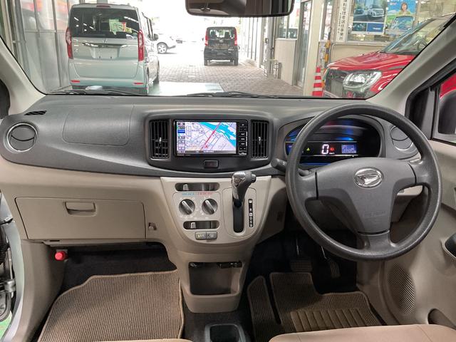 ミライース Ｘ　ＥＴＣ　ナビ　ＴＶ　アイドリングストップ　電動格納ミラー　ＣＶＴ　盗難防止システム　ＡＢＳ　衝突安全ボディ　エアコン　パワーステアリング　パワーウィンドウ　禁煙車両（2枚目）