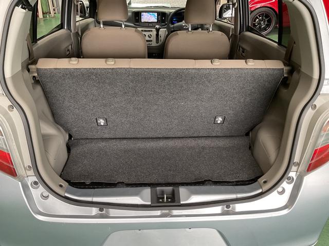 ミライース Ｘ　ＥＴＣ　ナビ　ＴＶ　アイドリングストップ　電動格納ミラー　ＣＶＴ　盗難防止システム　ＡＢＳ　衝突安全ボディ　エアコン　パワーステアリング　パワーウィンドウ　禁煙車両（19枚目）