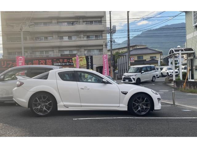 ＲＸ－８ タイプＲＳ　圧縮測定済み／ＲＳ専用ＡＷ／純正レカロレザーシート／６ＭＴ／革巻きステアリング／ビルトインＥＴＣ／ＨＩＤオートライト／純正マフラー（4枚目）