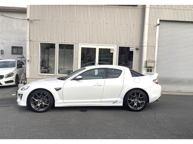 ＲＸ－８ タイプＲＳ　圧縮測定済み／ＲＳ専用ＡＷ／純正レカロレザーシート／６ＭＴ／革巻きステアリング／ビルトインＥＴＣ／ＨＩＤオートライト／純正マフラー（5枚目）