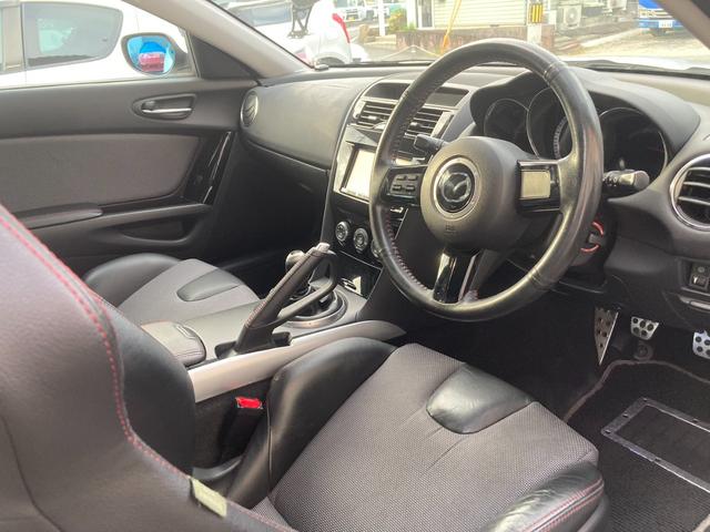 ＲＸ－８ タイプＲＳ　圧縮測定済み／ＲＳ専用ＡＷ／純正レカロレザーシート／６ＭＴ／革巻きステアリング／ビルトインＥＴＣ／ＨＩＤオートライト／純正マフラー（35枚目）