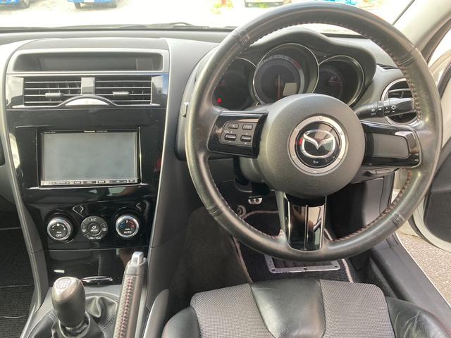 ＲＸ－８ タイプＲＳ　圧縮測定済み／ＲＳ専用ＡＷ／純正レカロレザーシート／６ＭＴ／革巻きステアリング／ビルトインＥＴＣ／ＨＩＤオートライト／純正マフラー（37枚目）