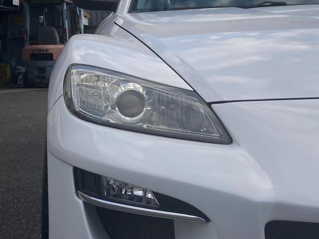 ＲＸ－８ タイプＲＳ　圧縮測定済み／純正レカロレザーシート／ＷＯＲＫ１８インチＡＷ／Ｒマジックマフラー／６ＭＴ／ＨＩＤ／カーボン調リアウイング（13枚目）