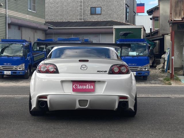 ＲＸ－８ タイプＲＳ　圧縮測定済み／純正レカロレザーシート／ＷＯＲＫ１８インチＡＷ／Ｒマジックマフラー／６ＭＴ／ＨＩＤ／カーボン調リアウイング（16枚目）