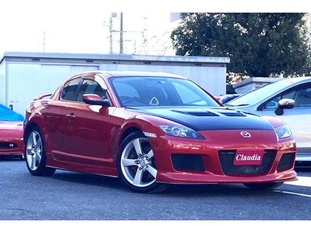 ＲＸ－８ タイプＳ　圧縮想定済み／マツダスピードＦバンパー／マツダスピードサイドステップ／マツダスピードＲバンパー／純正色全塗装／エンジン純正／（3枚目）