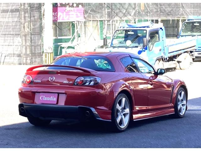 ＲＸ－８ タイプＳ　圧縮想定済み／マツダスピードＦバンパー／マツダスピードサイドステップ／マツダスピードＲバンパー／純正色全塗装／エンジン純正／（9枚目）