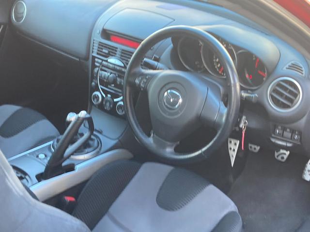 ＲＸ－８ タイプＳ　圧縮想定済み／マツダスピードＦバンパー／マツダスピードサイドステップ／マツダスピードＲバンパー／純正色全塗装／エンジン純正／（25枚目）